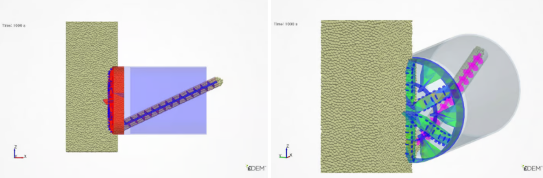 Força de compressão para perfuração de TBM tipo placa - by Altair